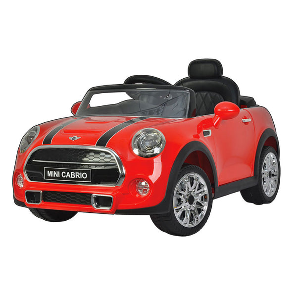 Voiture électrique pour enfants 12V avec permis Mini Cooper Cabrio Rouge acquista