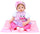Kidfun Real Baby Lu Lu Reborn Femme Poupée Réaliste Vinyle 30cm Assis