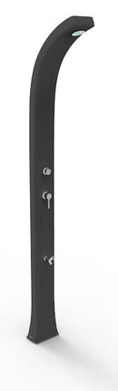 Doccia Solare da Giardino 30L Miscelatore Temporizzato e Lavapiedi Arkema Spring Plus Grigio Antracite