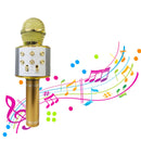 Microfono wireless hifi speaker registra e ascolta le tue canzoni Dorato