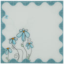 Lavagna in Vetro con Pennarello Flower 50x1x50 cm Vetro