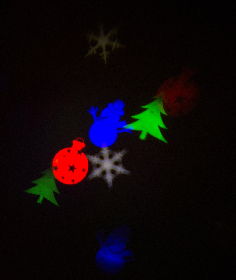 Proiettore Laser a Batteria Led Neve Luci Natalizie da Interno Soriani Candela