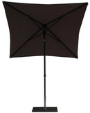 Ombrellone da Giardino 2x2 m Palo Ø38 mm in Alluminio Tessuto Poliestere Trend Taupe