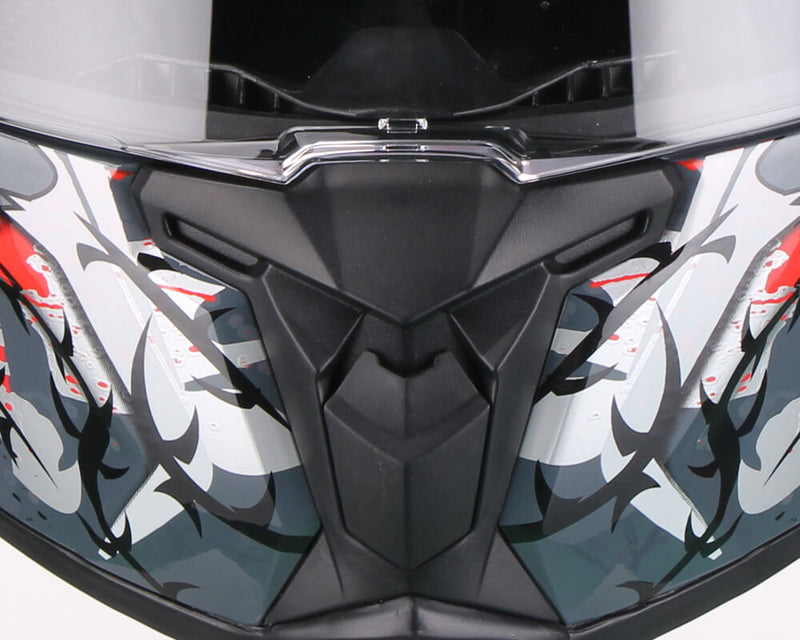 Casco Integrale per Scooter Visiera Lunga CGM Panther 307S Rosso Varie Misure