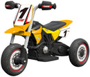 Moto Elettrica per Bambini 6V Kidfun Enduro kids Arancione
