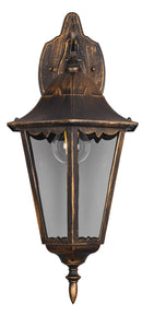 Applique da Esterno Attacco E27 in Alluminio Ruggine