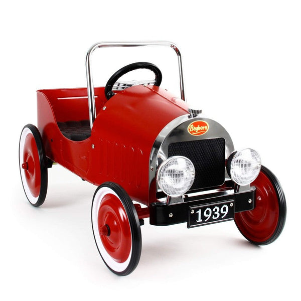 Voiture de course vintage à pédales pour enfants Baghera Classic Red acquista