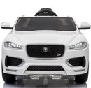 Macchina Elettrica per Bambini 12V con Licenza Jaguar F-Pace Bianca