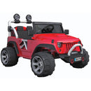 Macchina Elettrica per Bambini 12V 2 Posti Miller Overland Rossa