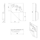 Camino a Bioetanolo da Parete 65x90 cm Flig Honolulu Farfalle
