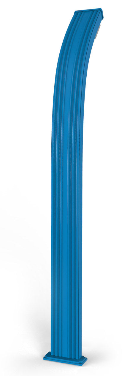 Doccia da Esterno Giardino Miscelatore e Lavapiedi Arkema Spring Fascia Inox Blu