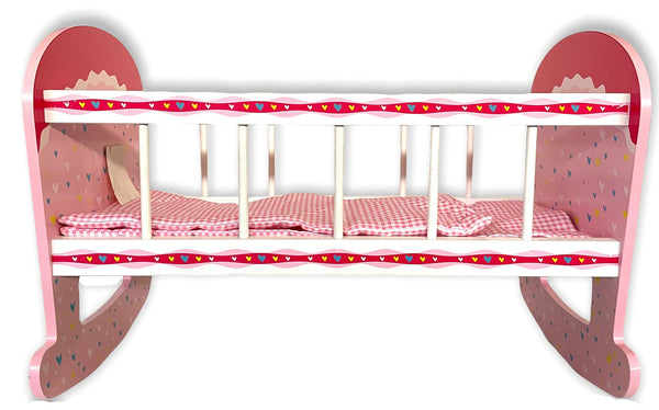 acquista Berceau pour Poupée 48,5x30x33 cm en Bois