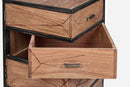 Cassettiera 4 Cassetti 45x45x90h cm Egon 