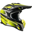 Casco Integrale per Moto Cross con Frontino CGM Track 601G Giallo Fluo 