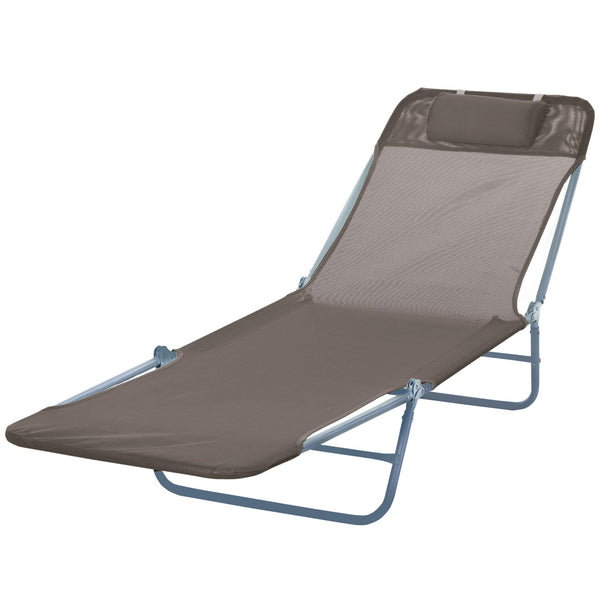 Lit de bronzage pliant inclinable en acier prezzo
