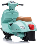 Piaggio Mini Vespa GTS Elettrica 6V per Bambini Verde Smeraldo