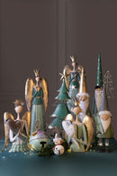 Addobbi Natalizi Sfera da Appendere Ø 20 cm in Metallo Tiffany e Rosso