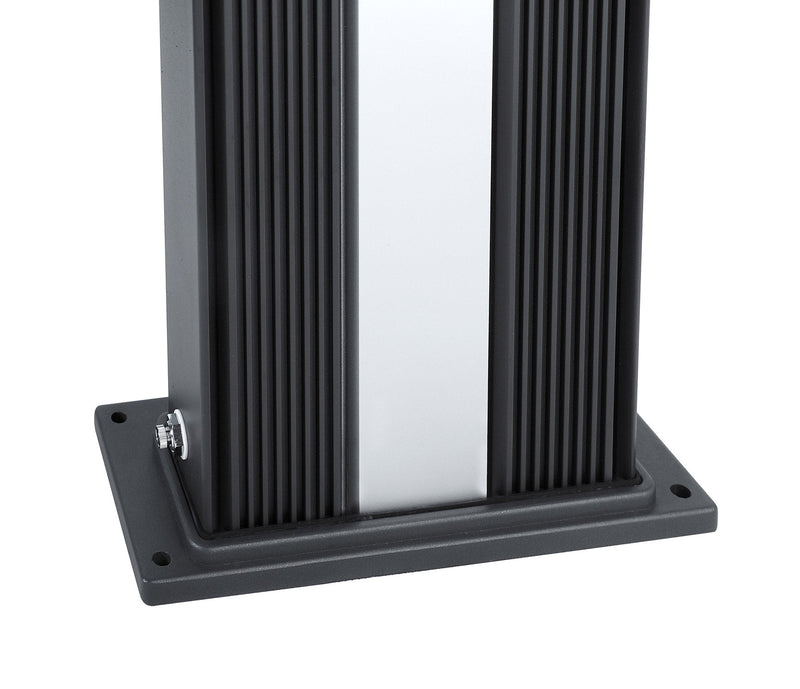 Doccia Solare Ibrida da Giardino 40L Miscelatore e Doccetta Lavapiedi Antracite/Alluminio