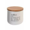 Barattolo Caffè Double Face 500 ml in New Bone China VdE Tivoli 1996 Bianco