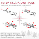Albero di Natale Artificiale 180 cm 786 Rami Verde