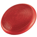 Cuscino Propiocettivo Gonfiabile per Palestra Yoga Pilates Ø33x10 cm con Pompa Rosso