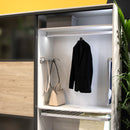 Porta Cinture Laterale Estraibile Keeper Opaco Tecnoplastica e Alluminio Emuca