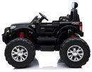 Macchina Elettrica per Bambini 2 posti Fuoristrada 12V con Licenza Ford Monster Truck 4x4 Nera