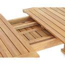 Tavolo da Giardino Allungabile 150/200x100xH75 cm in legno Brian