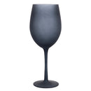 Set 6 Calici Effetto Ghiaccio Happy Hour Stones in Vetro VdE Tivoli 1996 Grigio