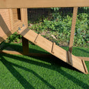 Pollaio da Giardino per Galline con Corsa e Zona di Nidificazione Vassoio Estraibile 200x80x105 cm 