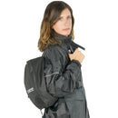 Set Antipioggia portivo Pantalone Giacca per Moto Scooter T.J. Marvin E37 Nero