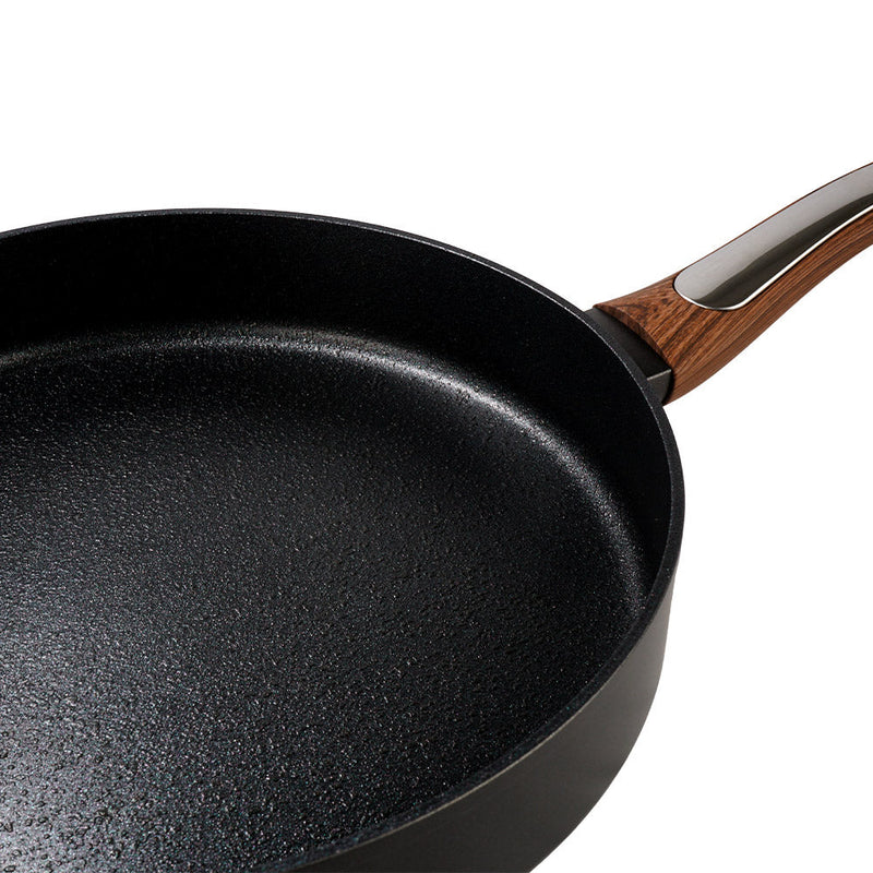 Padella Ø 24 cm Antiaderente Induzione Silex Elegance Wood Nero