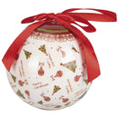 Set 14 Palle di Natale Ø7,5 cm in Polyfoam con Box Bianco