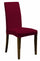 Lot de 2 Housses de Chaise Stretch en Polyester Bordeaux
