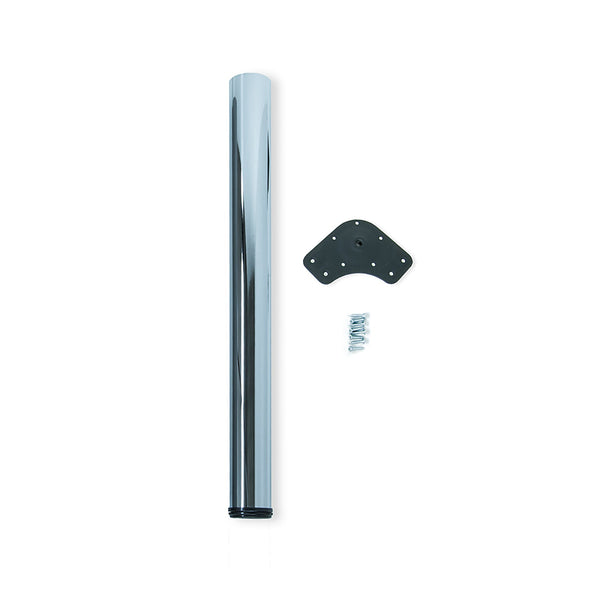 online Pieds de Table Ø60 mm en Acier Chromé Brillant Emuca Steel