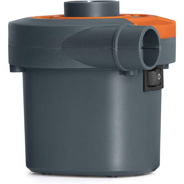 prezzo Pompa di Gonfiaggio Elettrica 12 Volt Colore Grigio 3 Adattatori per Valvole