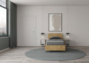 Letto Singolo Ankel Testata Doghe Dritta  Quercia Varie Misure