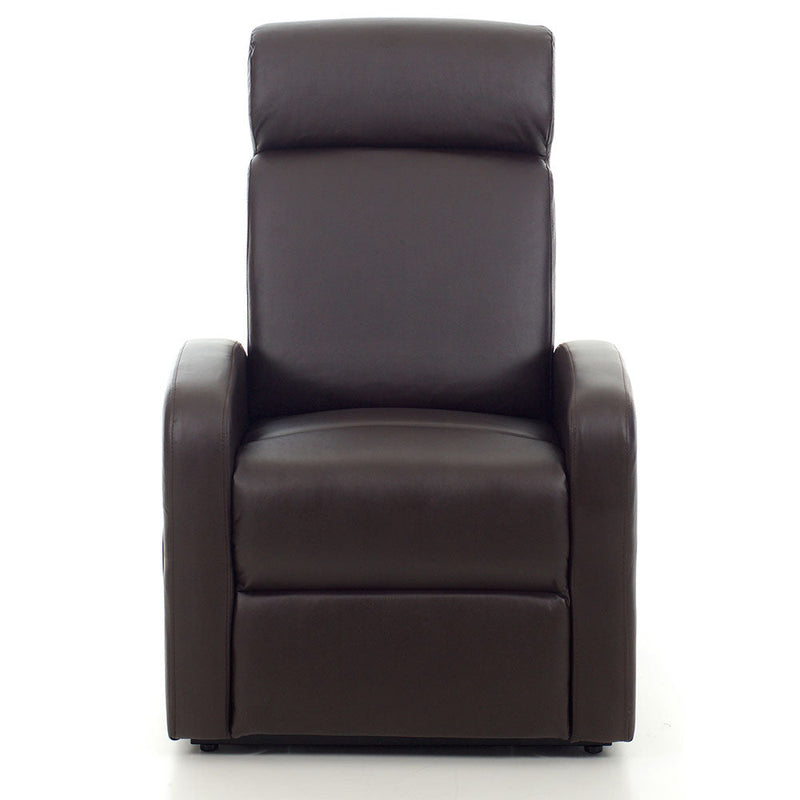 Poltrona Alzapersona Elettrica 1 Motore Reclinabile in Similpelle Katia Marrone
