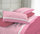 Ensemble de draps et taies d'oreiller en coton Cober Belfast Rose différentes tailles