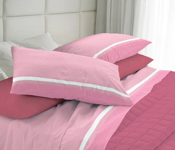 prezzo Ensemble de draps et taies d'oreiller en coton Cober Belfast Rose différentes tailles