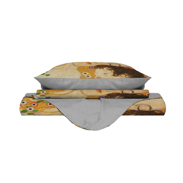 Housse de couette double avec impression sur le sac et les taies d'oreiller acquista