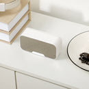 Mobile Scarpiera da 12 Paia 80x30x91,5 cm con 2 Ripiani Interni Regolabili e 2 Cassetti in Legno Bianco      