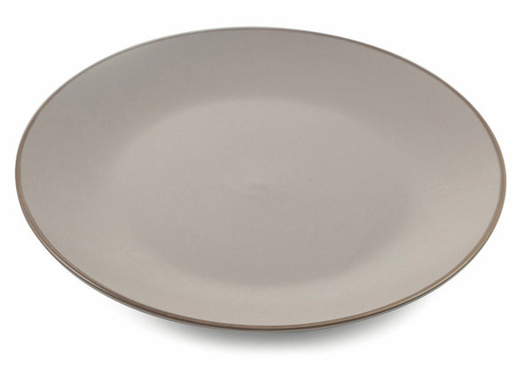 online Set de 6 Assiettes Plates Ø26,7x3 cm en Gres VdE Tivoli 1996 Kora Gris Clair
