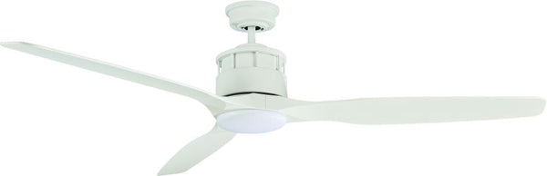 Ventilateur de Plafond avec 3 Pales et LED Ø152 cm 3 Vitesses Martec Governor Blanc sconto