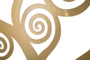 Pannello Albero della Vita Oro Set 3Pz 165x2x110 cm in Ferro Oro