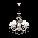 Lampadario Elegant in Metallo Triumph Crema con Oro