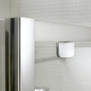 Box Doccia 3 Lati 1 Anta Battente In Cristallo Trasparente 6mm H185 Fosterberg Koge Trio Varie Misure