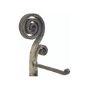 Set Camino 4 Pezzi con Spirale decorativa Forgiato a mano in Ferro Molato