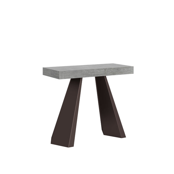 Consolle Allungabile 90-300x40x77 cm in Nobilitato Grigio online