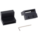 Binario per Porte Scorrevoli con Kit di Accessori in Acciaio al Carbonio 200x4x0.6 cm 